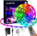 DAYBETTER SMD 5050 Remote Control Led Strip Lights 20ft, RGB Color Changing Led Strip with Remote Control for Room, Bedroom, Suitable for Home Decor, Living Room, Kitchen, Home Party Decoration, 24V by DAYBETTER