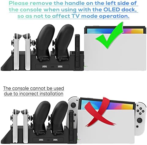 FASTSNAIL Switch Controller Charger for Nintendo Switch/OLED for JoyCons - Image 5