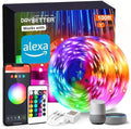 DAYBETTER Smart WiFi Led Lights 100ft, Tuya App Controlled Led Strip Lights, Work with Alexa and Google Assistant, Timer Schedule, Color Changing Led Lights for Bedroom Party Kitchen by DAYBETTER