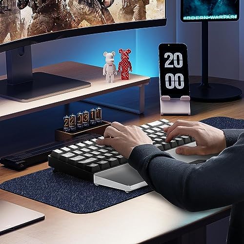Acrylic Keyboard Wrist Rest-Black 68Key Ergonomic Palm Rest for Computer Keyboard - Image 6