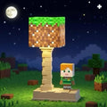Pixel LED Night Light, 5-Color Adjustable, Pixel Game Desktop Ambient Light, Touch Control Bedside Atmosphere Light, USB Powered, Perfect Bedroom Decoration and Gift for Gamers. (Grass Block) by Unknown