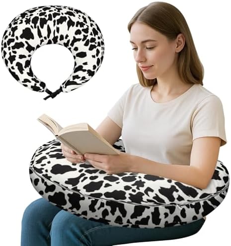 Lap Pillow for Reading & Gaming Lap Desk Pillows for Crocheting & Crafting with Elbow & Arm Support Cushion for Ergonomic Use on Bed and Couch by QueenHero
