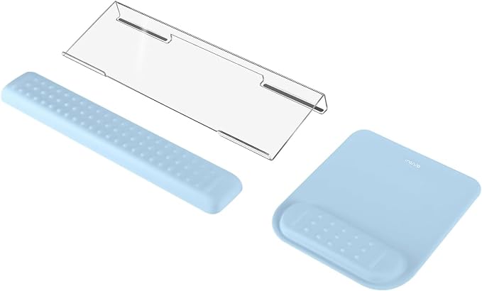 MOSISO Keyboard Stand&Wrist Rest Support for Keyboard &Mouse Pad Set by MOSISO