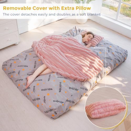 MAXYOYO Bean Bag Chair, Giant Bean Bag Chair for Adults with Pillow - Image 4