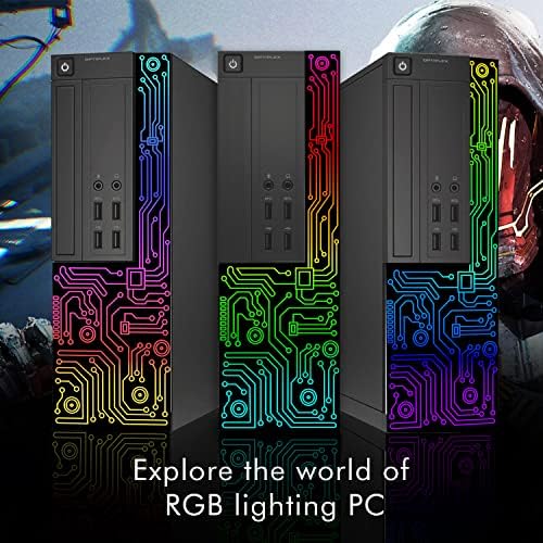 Dell OptiPlex Desktop RGB Computer PC, Intel Core i7 Processor, 16GB RAM, 512GB SSD, 24 Inch HDMI Monitor, RGB Keyboard Mouse and Headset, WiFi, Windows 11 Pro (Renewed) - Image 3