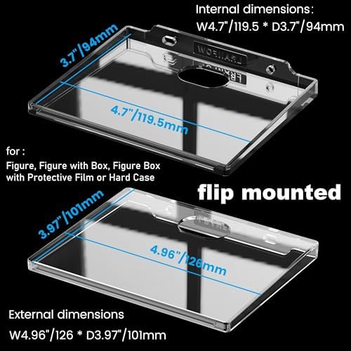12-Pack Wall Shelves for Funko Pop Figures, Boxed or Unboxed, 5X4 Inches - Image 3