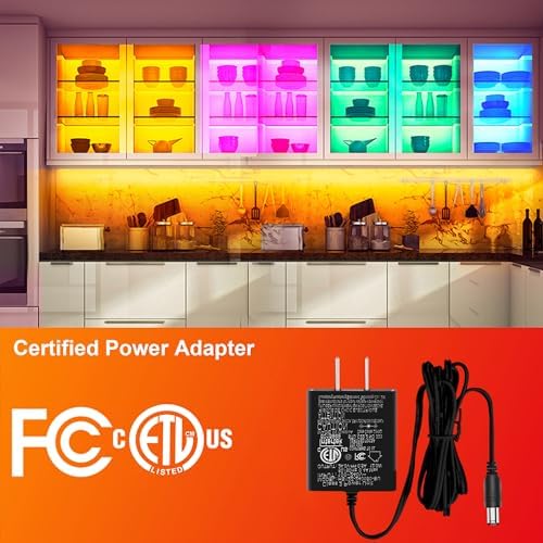 maylit 10 PCS RGB Under Cabinet Lights with App and Remote Control - Image 5