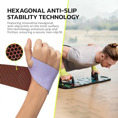 Adjustable Wrist Brace for Pain Relief, Carpal Tunnel & Tendonitis Support – Ergonomic Compression, Breathable & Anti-Slip Design, Fits Left & Right Hand, Ideal for Sports, Gaming & Office Use 2pcs - Image 4