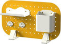 Mountable Display Pegboard with Privacy Panels and Desk Organizer Set - Enhance Office and Gaming Space Organization by Unknown