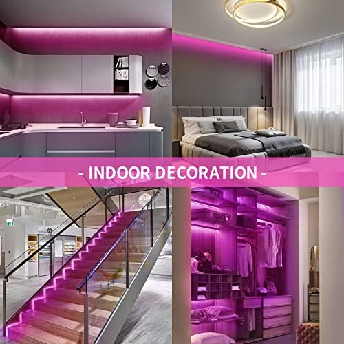LED Neon Light Strip 16.4FT/5M- Bright, Non-Glaring & Waterproof Neon Rope Lights for Indoor & Outdoor Decor,【Power Adapter Included】 Pink,neon led Strip Lights - Image 4