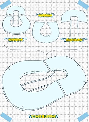 INSEN Reading Pillow, Back Pillow for Sitting in Bed and Couch - Image 5