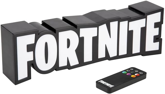 Paladone Fortnite RGB Colour-Changing Logo Light – Officially Licensed Gaming Lamp with Remote Control, Wall or Desk Display, USB Powered Décor for Gamers - Image 2