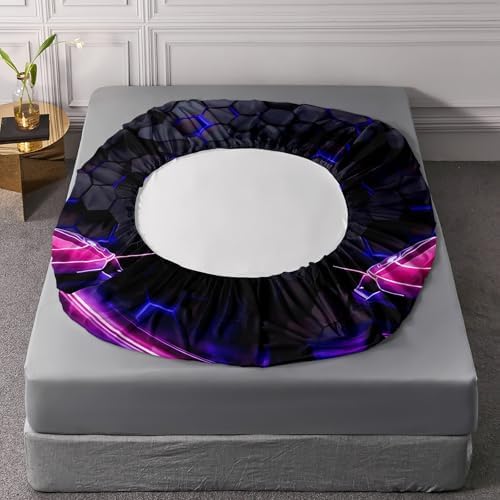 HOSIMA Boys Race Car Gaming Bedding Queen,1 Fitted Sheet+2 Pillowcases. - Image 6