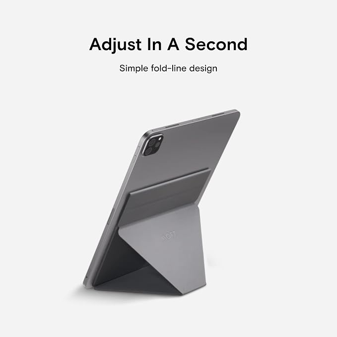 MOFT Invisible Slim Tablet Stand, Most Adjustable, Adhesive and Reusable, Compatible with Tablets Up to 13”,Gray - Image 3