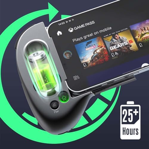 ShanWan Mobile Game Controller for iphone/Android with PHONE CASE Support, Bluetooth Wireless Gamepad - PS Remote Play, Xbox Cloud, Steam Link, GeForce NOW, MFi Arcade Games-Long Battery Life - Image 4