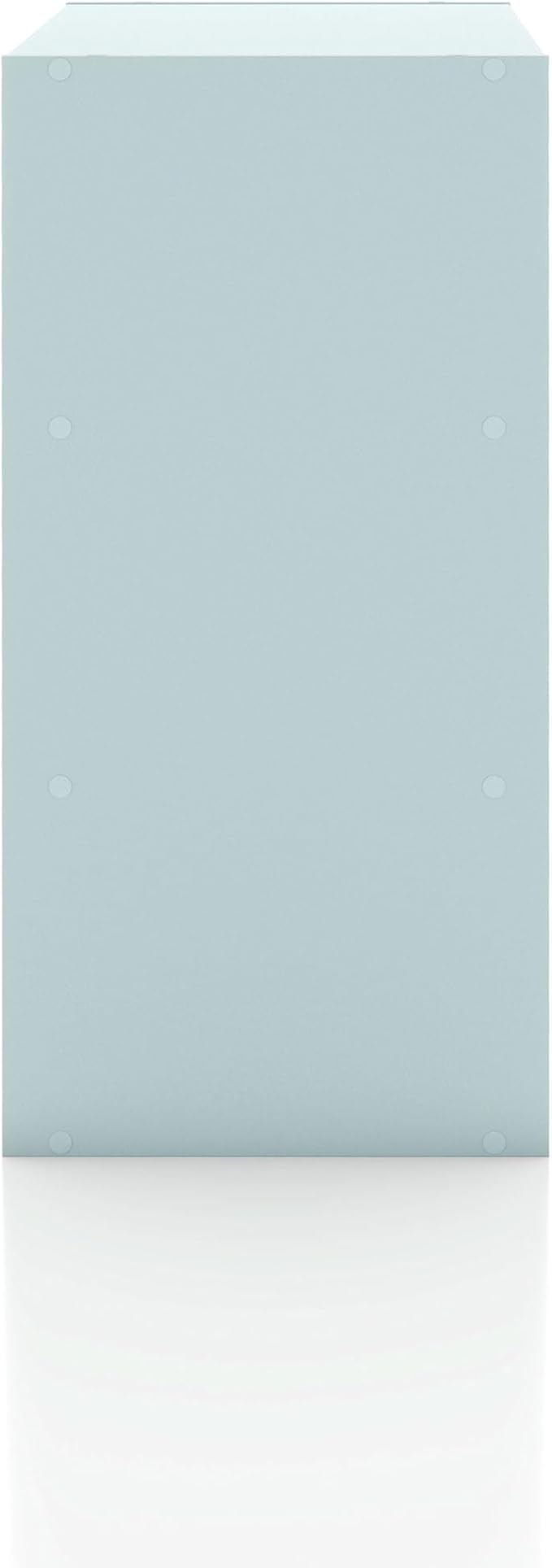 Homes: Inside + Out Apexa 4-Vertical Storage Organizer Shelves, Stackable Wood Bookcase for Organization, Dorm Teen Room Decor & Home Office, Light Blue - Image 11