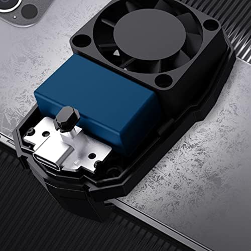 Cell Phone Cooler,Cellphone Radiator with Fan Speed Settings,Fast Cooling Super Silent Mobile Phone Radiator,Fit for Mobile Gaming,Video Streaming,Car Driving - Image 6