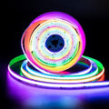 PAUTIX RGB Smart IC COB LED Strip Light Addressable 24ft/7.5m,UL-Listed DC24V Color Flowing Strip Light Multicolor Flexible Tape Lights for TV,Bedroom,Party DIY Decoration(Without Controller&Adapter) by PAUTIX