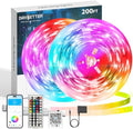 DAYBETTER Led Strip Lights 200 ft (2 Rolls of 100ft) Smart Led Light Strips with Remote and App Control, RGB Music Sync Color Changing Led Lights for Bedroom, Kitchen, Party, Home Decor by DAYBETTER