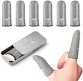 Professional Pure Silver Fiber Finger Sleeves Gloves for Mobile Gaming by NUOZME