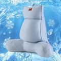 Adjustable Firmness Waffle Support Cooling Reading Pillow, Sky Blue, 25" by Am%C3%A9lieHome
