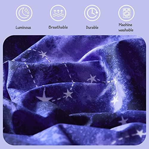 Twin Bedding Sets for Boys - 5 Pieces Galaxy Bedding Twin Bed Comforter Set - Image 6
