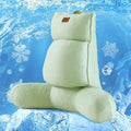 Adjustable Firmness Waffle Support Cooling Reading Pillow, Sage Green, 29" by Am%C3%A9lieHome