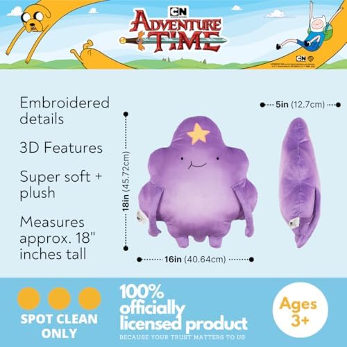 Collectibles Adventure Time Lumpy Space Princess LSP Bedding Super Soft Cozy Decorative Cuddle Pillow, (Officially Licensed Product) By Franco - Image 2