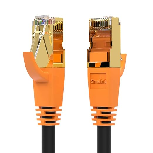 Smolink Cat 8 Ethernet Cable 25FT, 40Gbps High Speed LAN Cable by Smolink