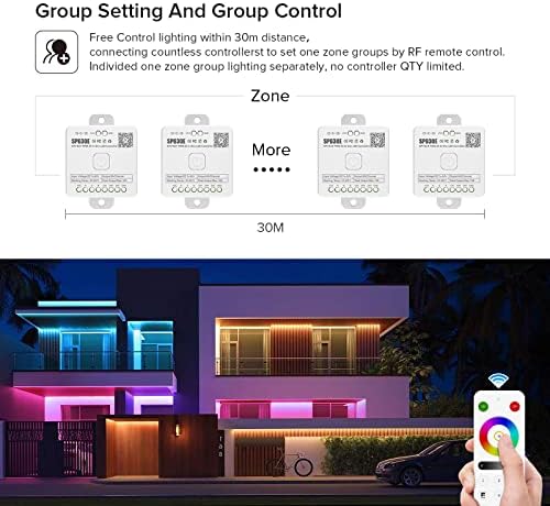 BTF-LIGHTING RB3 2.4G Wireless Touch RF Remote for PWM or SPI RGB RGBW LED - Image 5