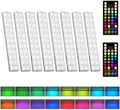 EZVALO 80RGB Display Shelf Lights, LED Under Cabient Light with Remote by EZVALO