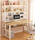 Pegboard Wall Organizer Panels.Modern Industrial Computer Desk with Storage Shelves & Pegboard - Stylish Home Office Workstation for Study, Writing, and Productivity，（Natural，47in） by Unknown