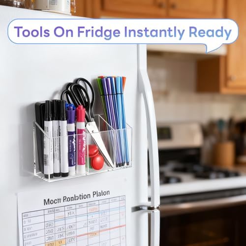 Magnetic Dry Erase Marker Holder for Whiteboard & Fridge & Locker - Image 5
