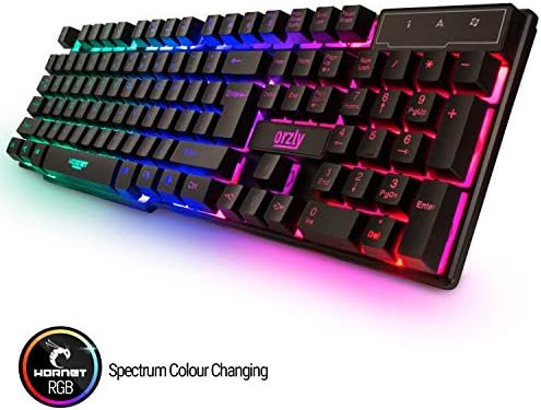 Gaming Keyboard and Mouse and Mouse pad and Gaming Headset, Wired LED RGB Backlight Bundle for PC Gamers and Xbox and PS4 Users - 4 in 1 Edition Hornet RX-250 - Image 3