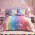 Full Size Comforter Sets for Girls - 7 Pieces Unicorn Full Bedding Set by KaleidoSpaceHomeCollection