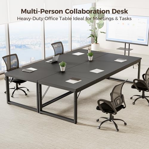 Mericonia 63x28 Inch Computer Desk, 1" Thick Heavy Duty Office Table - Image 6