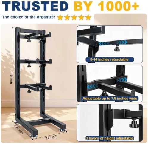 3-Tier Adjustable RC Car Storage Rack & Display Stand - Image 3