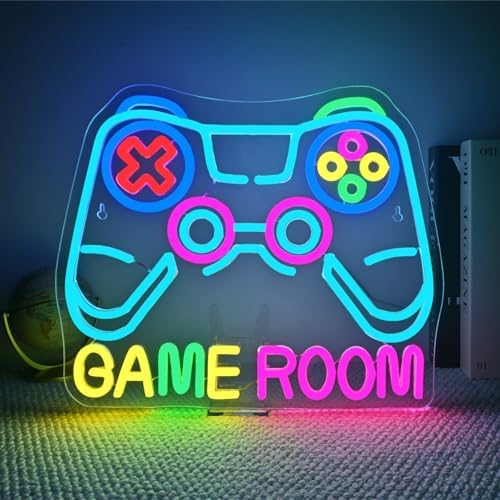 Game Room Neon Sign Arcade Gaming Neon Signs for Boys Room Decor by gamerneon