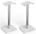 Headphone Stand for Desk - Headset Stand Headphone Holder (White_2 Pack) | with Aluminum Hanger and Plastic Headrest, headphone holder for AirPods Max, Sony, Bose, Beats and More by Unknown