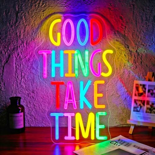 Neon Sign, Positive Neon Signs for Wall Decor LED Signs Neon Light by GdbkabfNeonSign