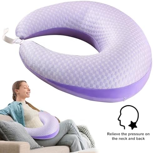 Reading Pillow for Gaming, Lap Desk Pillow for Sitting in Bed or Couch, Ergonomic Arm Support Pillows for Crochet, Crafting, Knitting,Playing & Working (23.6 * 22.8") - Image 5