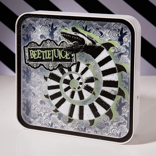 Numskull Official Beetlejuice Acrylic Logo Desk Lamp Wall Light for Bedroom, Office, Home, Study, Work - for Fans of Beetlejuice Merchandise - Image 4