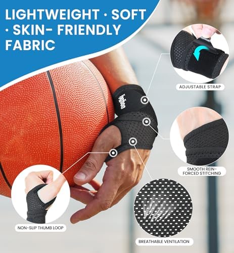 2-Pack Ultra-Thin Wrist Braces, Breathable Comfort Mesh Fabric Support for Pain Relief - Ideal for Carpal Tunnel, Tendonitis, Sports, Fitness and Daily Use - Adjustable Wrist Support (Black) - Image 5