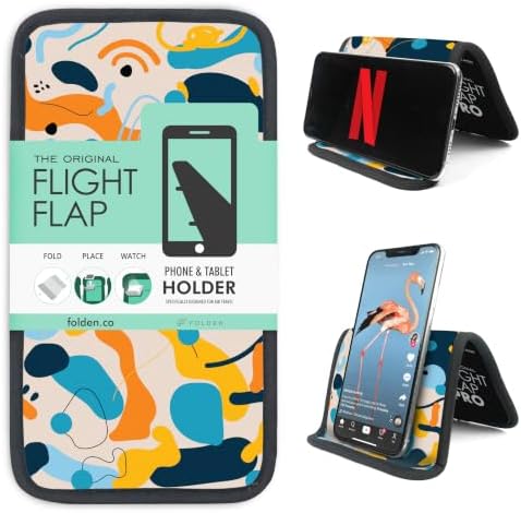 Flight Flap Airplane Phone Holder - Foldable Phone Stand for Plane Travel by FlightFlapbyFolden