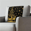 Small Recliner Headrest Cover 26x16 Inch 2/Set - Christmas Decorative Deer Waterproof Washable Polyester Fabric, Sofa Non-Slip Design with Fixing Fixing Nails for Home/Office by ZCFYGDX
