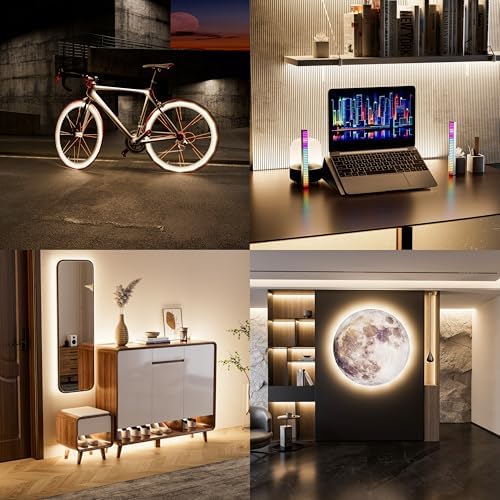 PAUTIX 5V USB COB LED Strip Lights Dimmable LED Lights 4000K Natural White with RF Remote,1200lm,Dotless Flexible Tape Light for Under Cabinet,Bedroom,TV Backlight,Kitchen,Shelf,Mirror Lighting 6.56ft - Image 7
