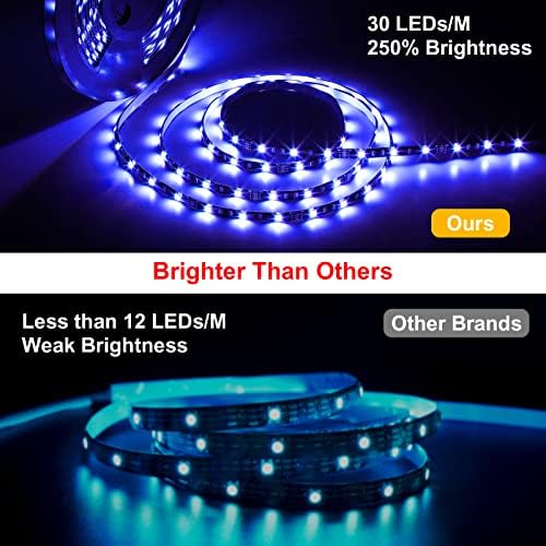 MIHEAL 5050 RGB WiFi Smart LED Strip 32.8Ft 300LED IP65 Waterproof Kit - Image 3