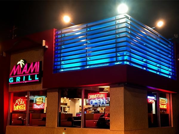 144W RGBW LED Wall Washer Light with RF Remote, 120V RGB Linear Light Bar - Image 6