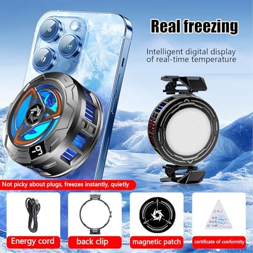 Cell Phone Cooler - Rechargeable, Freezing Pad | Semiconductor Cooling Device for Smartphone Tablet Outdoor Travel Beach Home Car Men Women Daily Use Hot gamlng Temperature Drop - Image 4