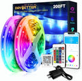 DAYBETTER LED Strip Lights 200ft 2 * 100ft RGB Music Sync Smart App Control by DAYBETTER